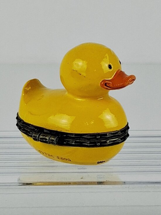 Boyds Bears and Friends Other - Boyds Bears & Friends Rub A Dub Duckie Themed Miniature Hinged Box #973